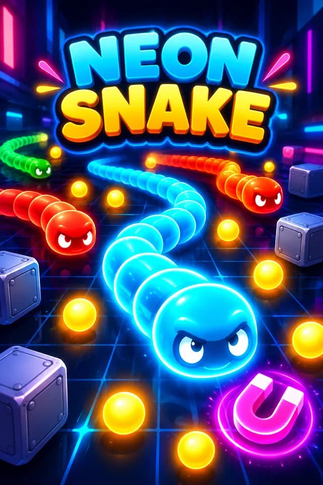Neon Snake game cover